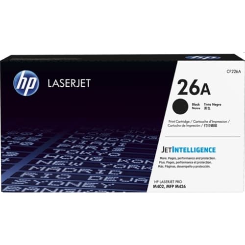 HP TONER LASERJET PRO M402/426 NEGRO Nº26A