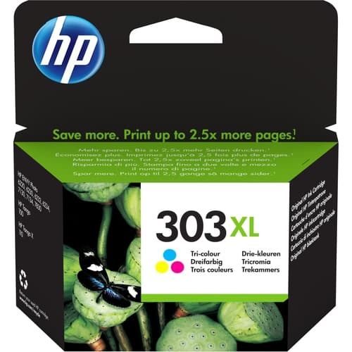 HP Cartucho 303XL Tri-Color Envy Photo 6230/7130/7134/7830
