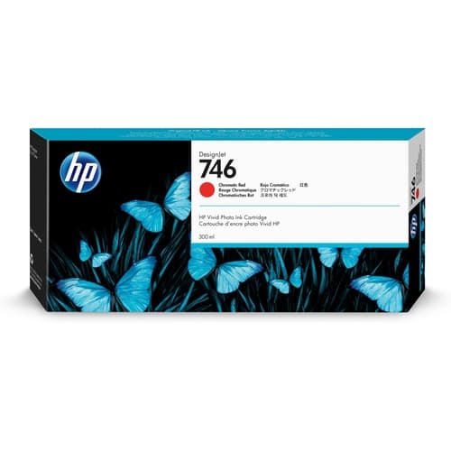 HP Nº 746 300 ML CHROMATIC RED INK CARTRIDGE