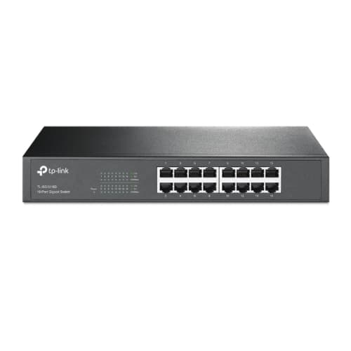 TPLINK - Switch 16P 10/100/1000 Mbps TPLink TL-SG1016D - Carcasa metálica - 13"