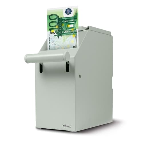 Caja fuerte POS Safescan 4100 - Doble cerradura de seguridad - Anclaje a mostrador - Blanca