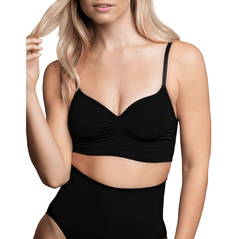 BYE-BRA - MEDIUM CONTROL SUJETADOR SIN COSTURAS NEGRO TALLA L