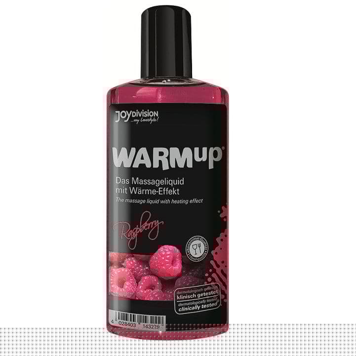 JOYDIVISION WARMUP - ACEITE DE MASAJE EFECTO CALOR FRAMBUESA 150ML