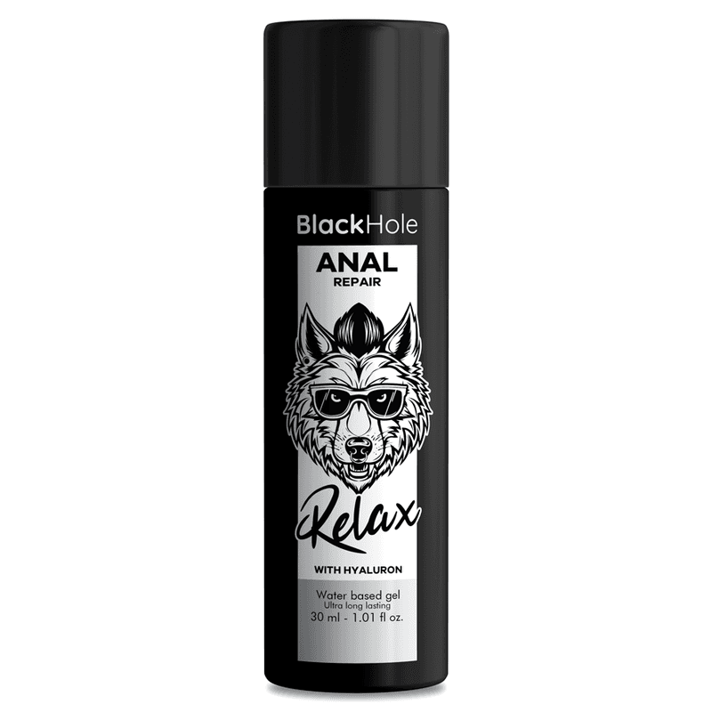 BLACK HOLE - ANAL REPADRER BASE AGUA RELAX CON HYALURON 30 ML