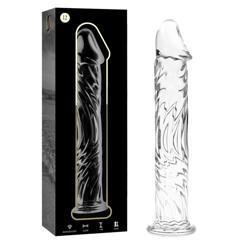 NEBULA SERIES BY IBIZA - MODELO 12 DILDO CRISTAL TRANSPARENTE 17 CM -O- 3.5 CM