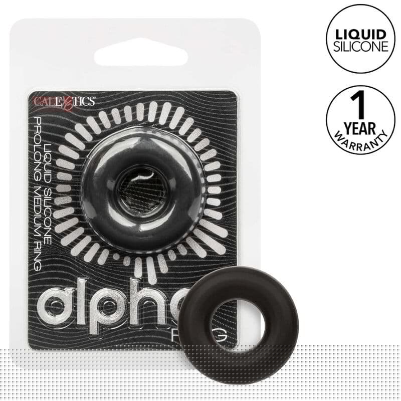 CALEXOTICS - ALPHA ANILLO PROLONG MEDIO NEGRO