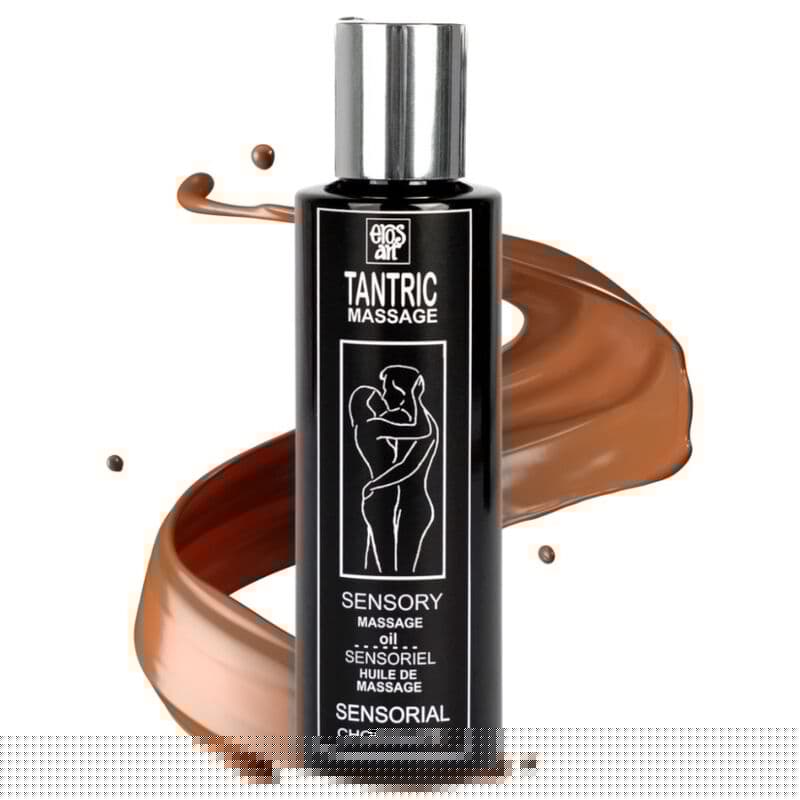 EROS-ART - ACEITE MASAJE TÁNTRICO NATURAL Y AFRODISÍACO CHOCOLATE 100 ML