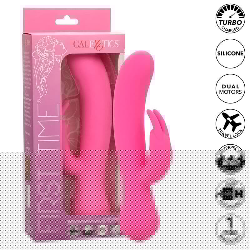 CALEXOTICS - FIRST TIME VIBRADOR RABBIT RECARGABLE ROSA