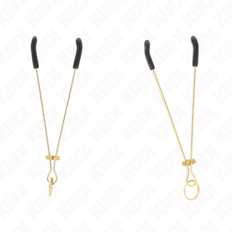 KINK - PINZAS PARA PEZONES FINA DORADO 7 CM