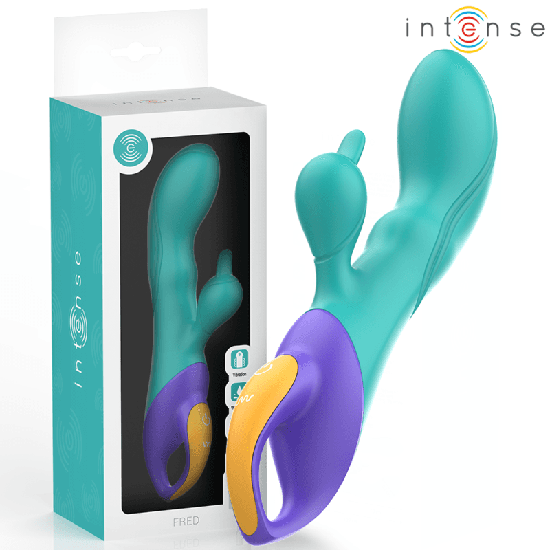 INTENSE - FRED VIBRADOR RECARGABLE RABBIT AZUL