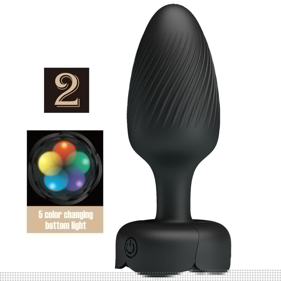 PRETTY LOVE - VARIAN PLUG ANAL CON LUZ LED 10.8 CM