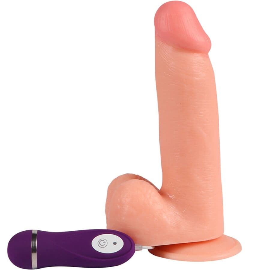 SHEQU - ADAM DILDO VIBRADOR CON CONTROL REMOTO 21 CM