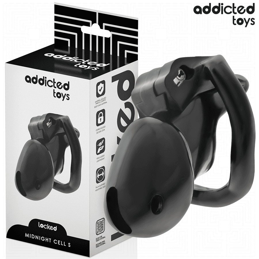 ADDICTED TOYS LOCKED - MINDNIGHT CELL JAULA PARA PENE TALLA S