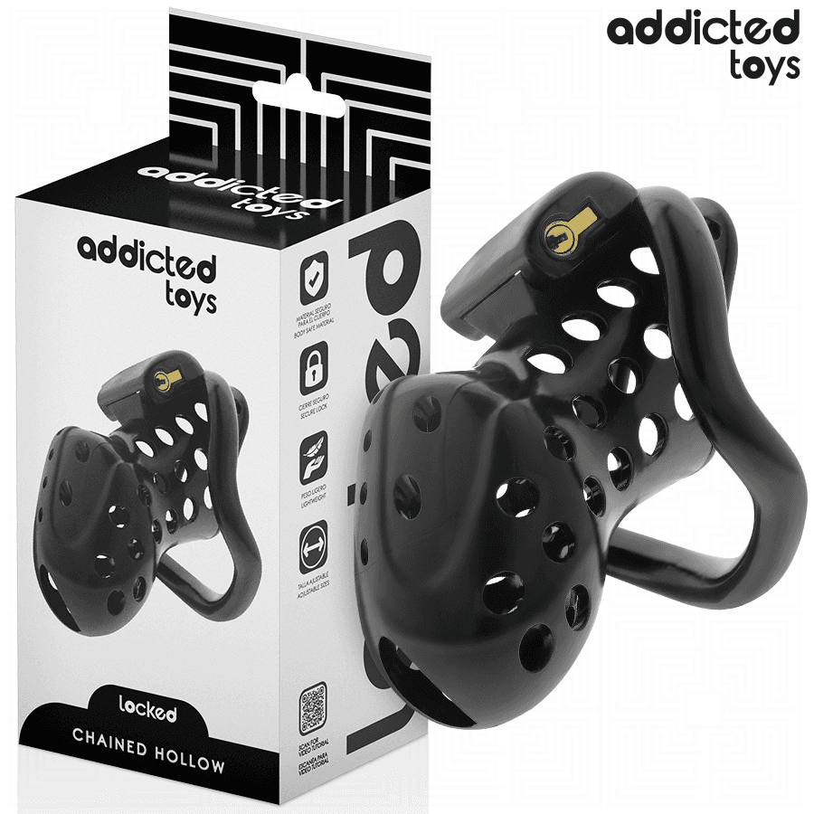 ADDICTED TOYS LOCKED - CHAINED HOLLOW JAULA PARA PENE 10,5 CM