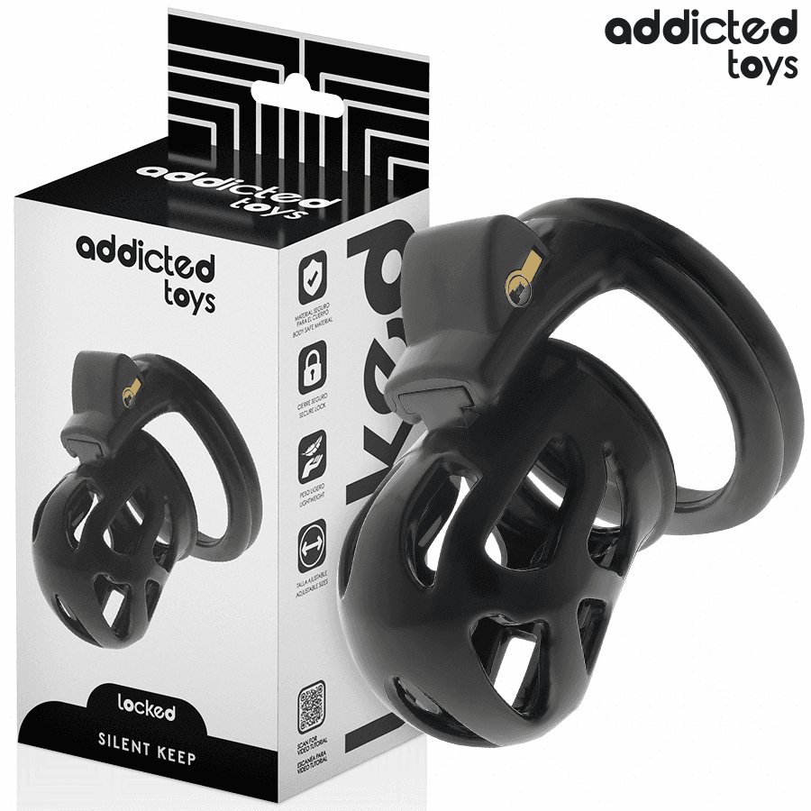 ADDICTED TOYS LOCKED - SILENT KEEP JAULA PARA PENE 7,5 CM