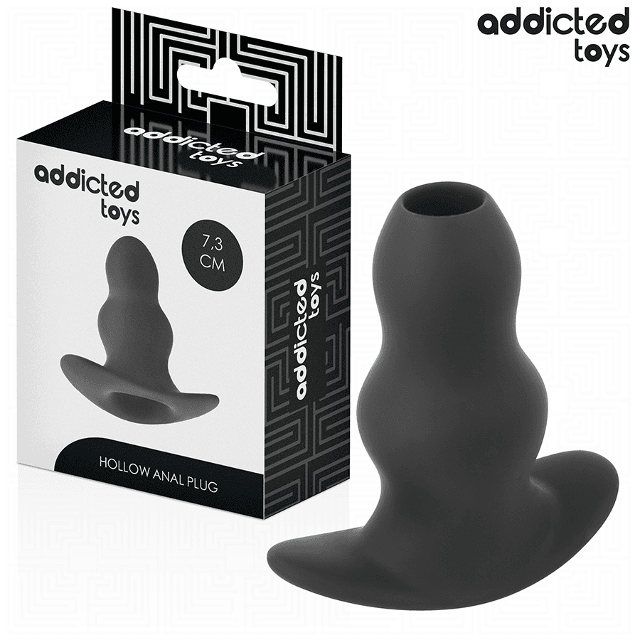 ADDICTED TOYS - PLUG ANAL HUECO SILICONA TALLA S 7,3 CM