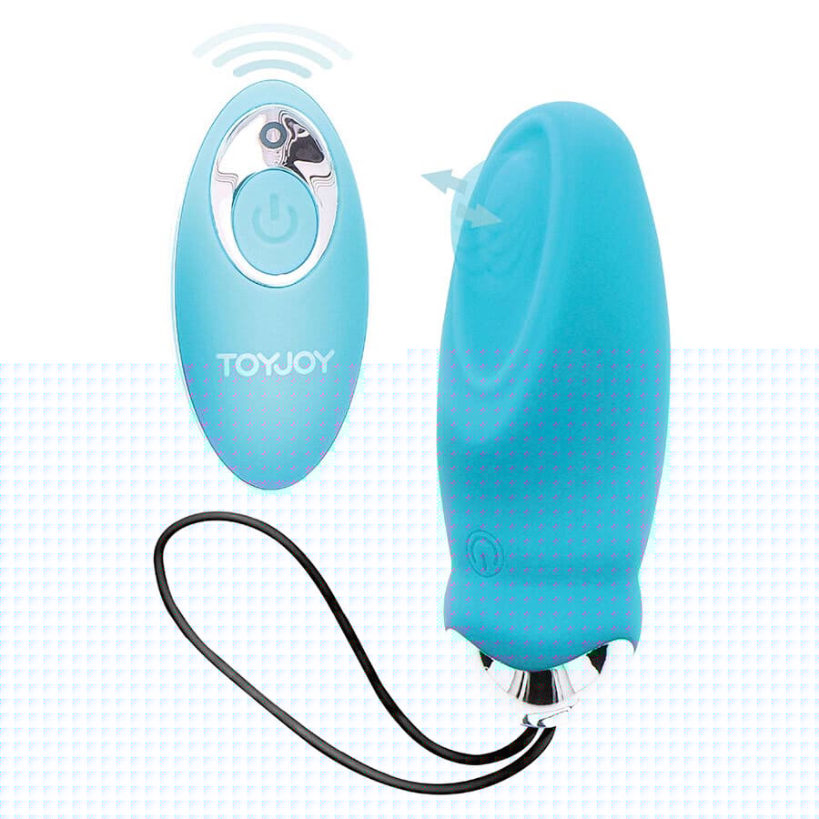 TOYJOY - HAPPINESS IM SO EGGCITED VIBRADOR CON CONTROL REMOTO AZUL