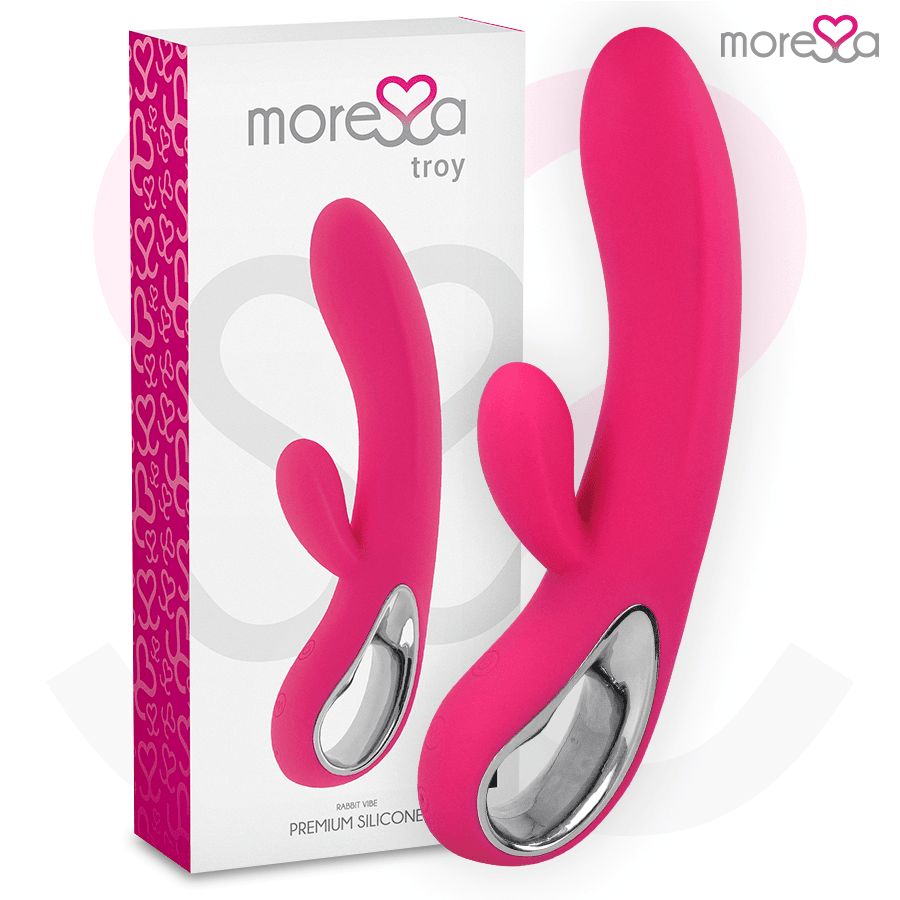 MORESSA - TROY MASAJEADOR PUNTO G Y CLITORIS PREMIUM SILICONE RECARGABLE
