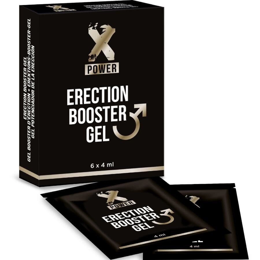 XPOWER - ERECTION BOOSTER GEL POTENCIADOR ERECCION 6 X 4 ML