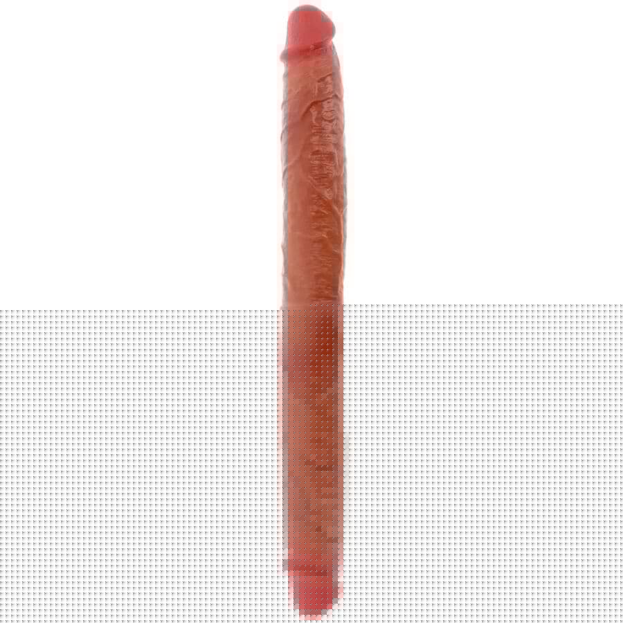 GET REAL - DILDO DOBLE DONG DE SILICONA CARAMELO 46 CM