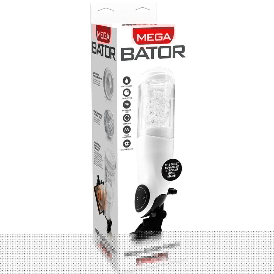 EXTREME TOYZ - PDX MEGA BATOR USB MASTURBADOR MASCULINO VAGINA BLANCO