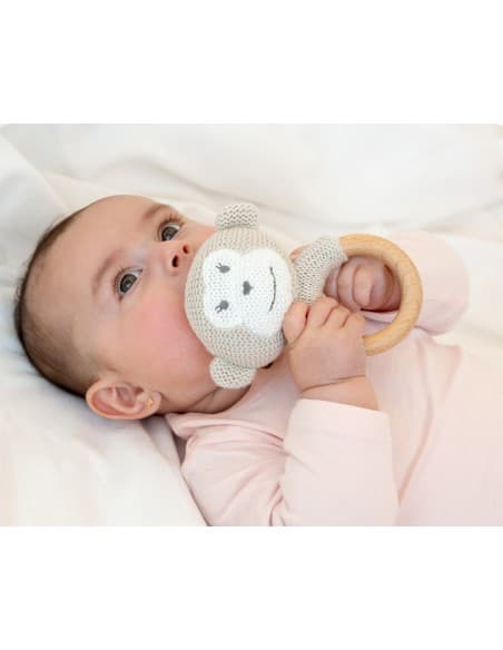 SONAJERO  MONO 13 CM ALGODON