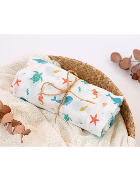 MUSELINA 120X120 CM BAMBU 621006424