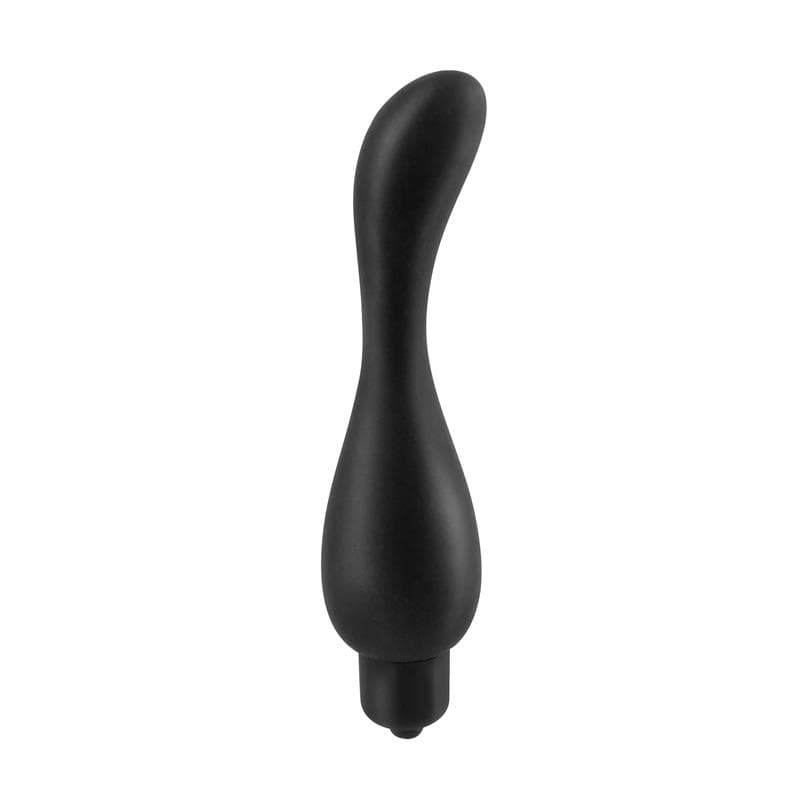 Estimulador Anal con Vibración Vibrating Smoothy Negro