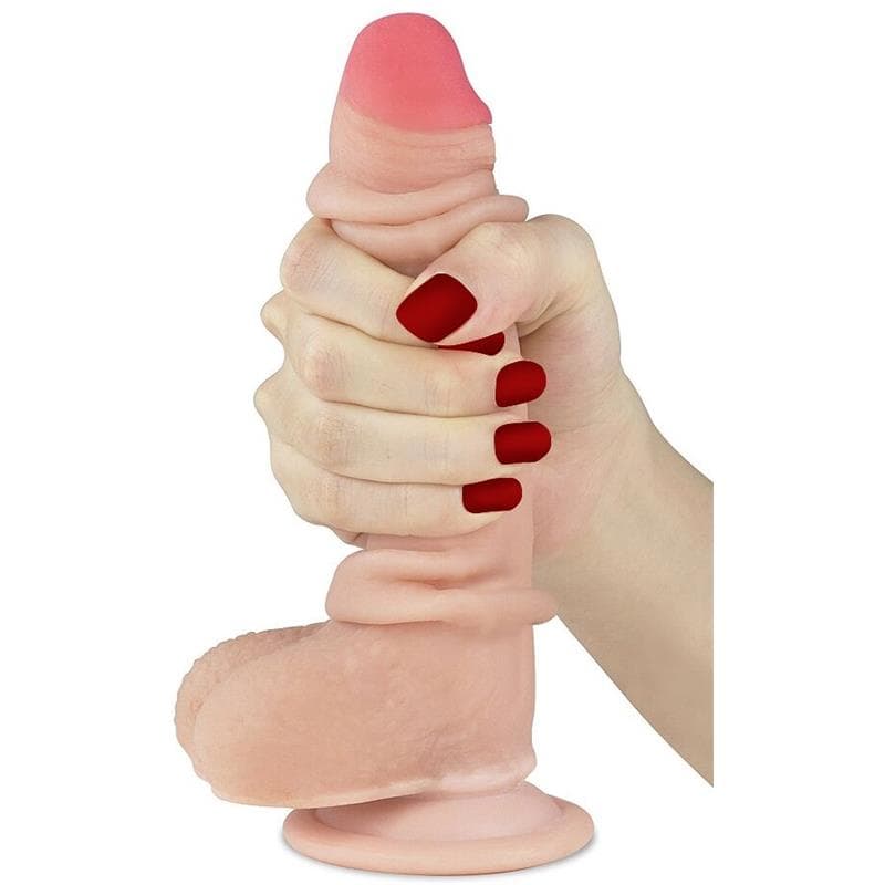 Dildo con Piel Retractil 7 Natural