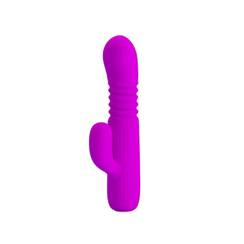 Leopold Vibrador con Función de Movimiento USB Silicona