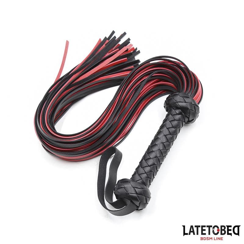 Flogger  65cm Negro y Rojo