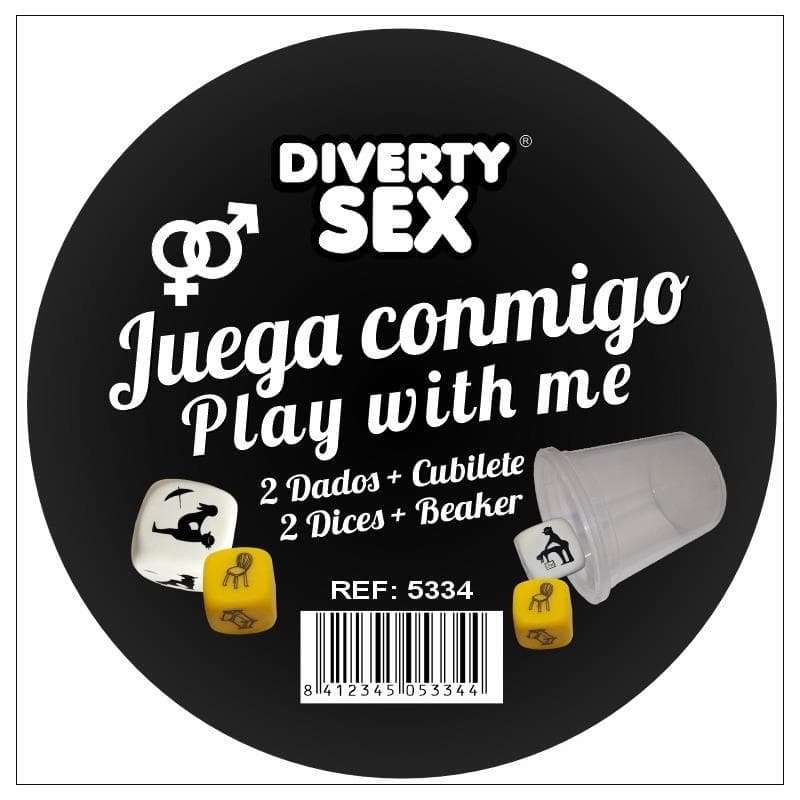 Cubilete de 2 Dados Hetero Posturas y Lugar