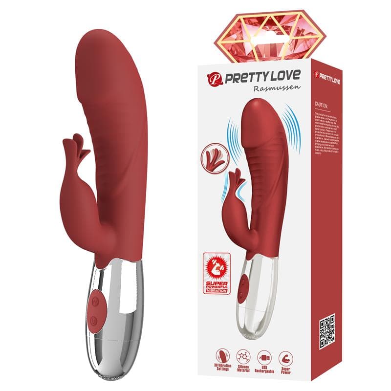 Rasmussen Vibrador 30 Funciones Rojo