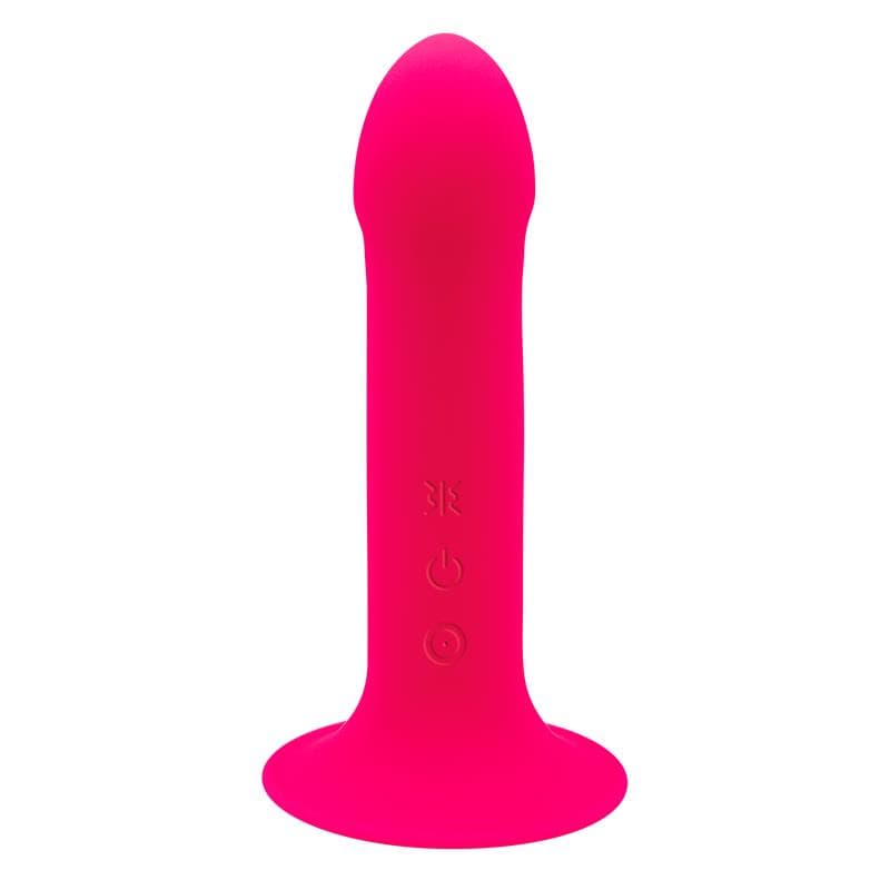 Dildo Doble Densidad Vibración Hitsens 2 M Rosa