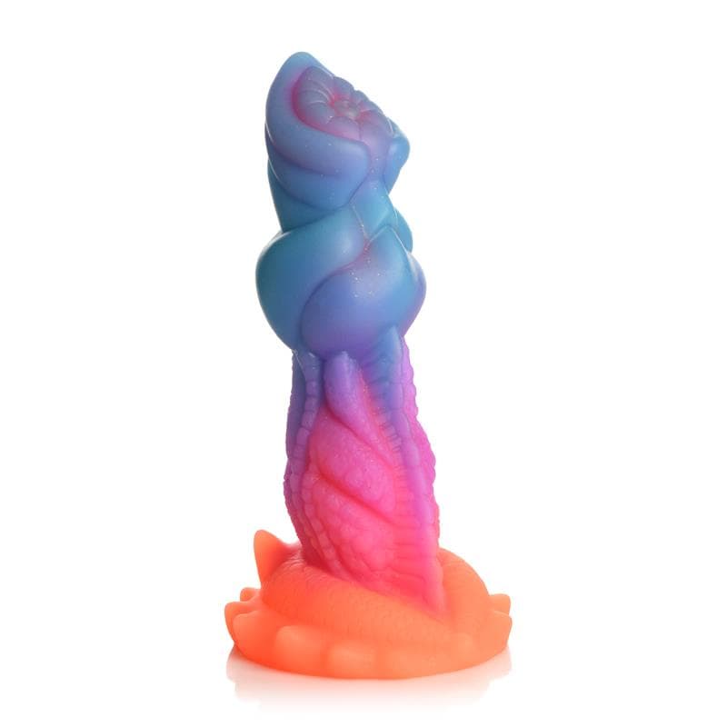Aqua-Cock Dildo Brilla en la Oscuridad Silicona