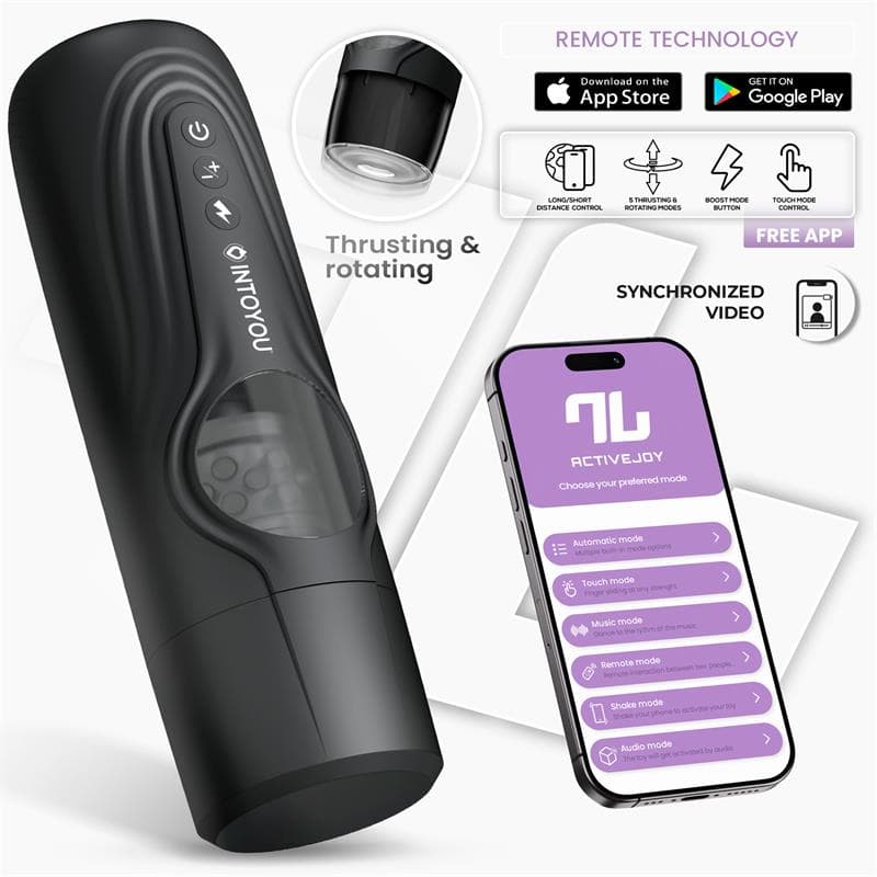 Egor Masturbador Masculino con Rotación y Thrusting con APP