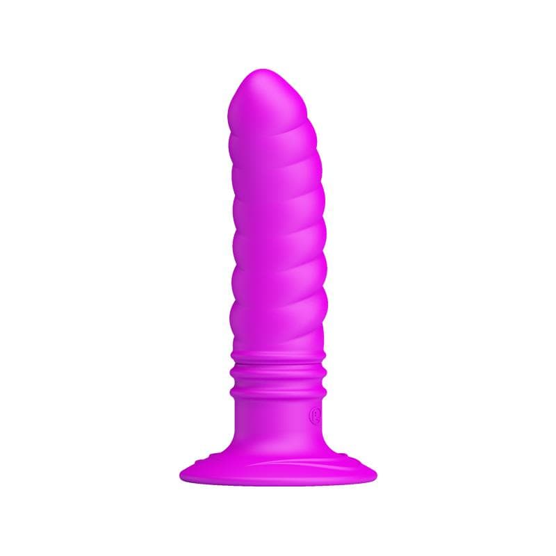 Vibrador Twist Plug Anal Púrpura