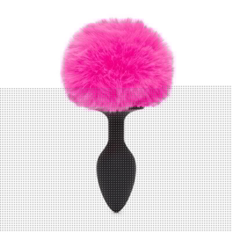 Plug Anal con Cola Color Rosa Pequeño