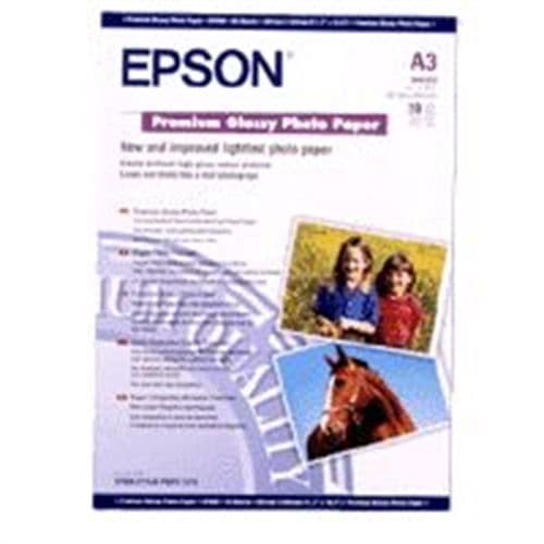 EPSON PAPEL INKJET FOTOGRAFICO GLOSSY PREMIUM A3 20 HOJAS