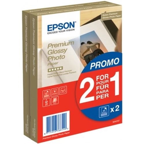 PAPEL EPSON S042167 10X15 255GR. 40H 2X1