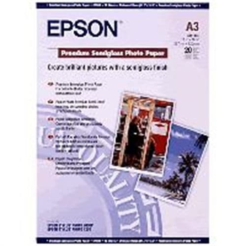 EPSON PAPEL INKJET FOTOGRAFICO PREMIUM SEMIGLOSSY A3 20 HOJAS