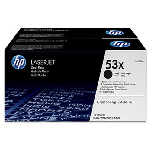 HP TONER NEGRO 7.000 PAG. PACK 2 LASERJET P/2014/2015/2015DN/2015N/2015X LASERJET M/2727