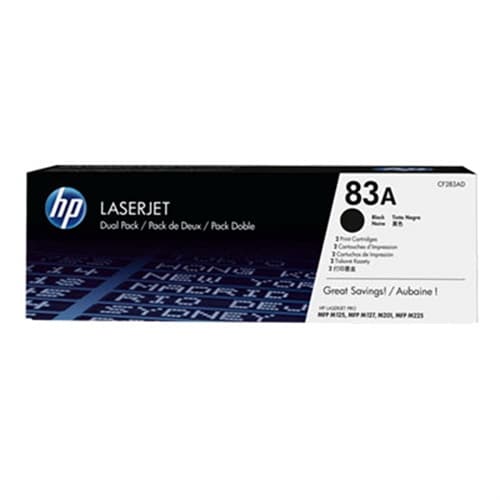 Toner HP CF283AD Lj Pro MFP M125 M127 2x1.500pag. (doble-pack)