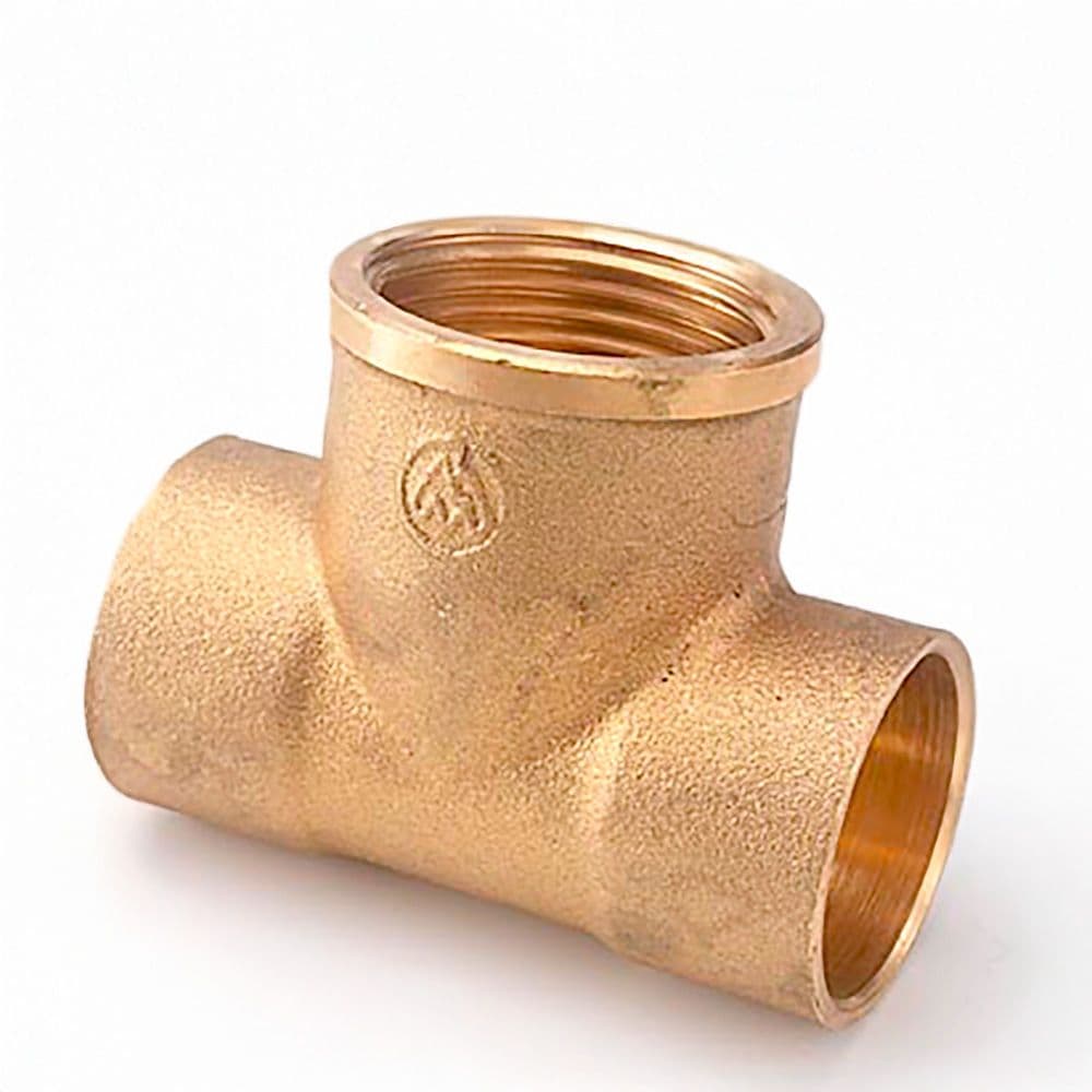 TE HEMBRA 130 1/2" x 15 mm LATÓN