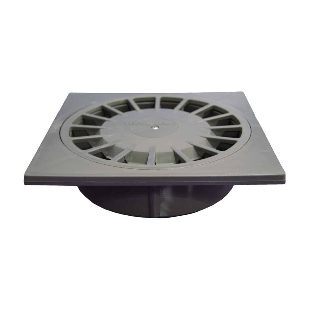 SUMIDERO PVC SIFONICO VERTICAL T-88, 150 x 150 x 56,5 mm / Ø75 - 50 mm