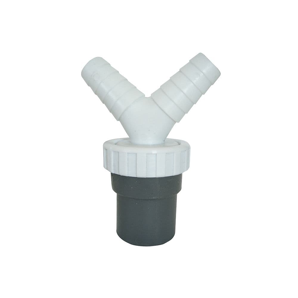 ENLACE MIXTO TUBOS LISOS DOBLE TOMA PLASTICO PVC