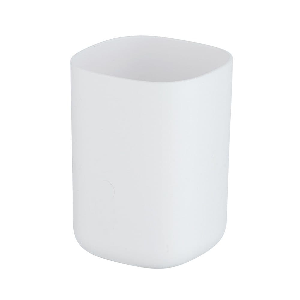 VASO PARA CEPILLO DE DIENTES DAVOS BLANCO MATE