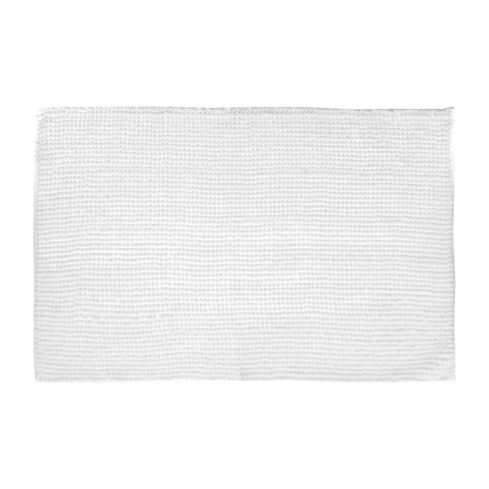 ALFOMBRA DE BAÑO BLANCA 50 x 80 cm