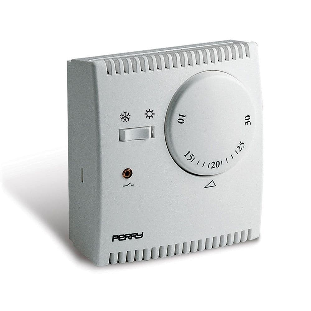 TERMOSTATO ANALÓGICO DE EXPANSIÓN DE GAS CON LUZ PILOTO Y SELECTOR "VERANO/INVIERNO" SERIE TEG