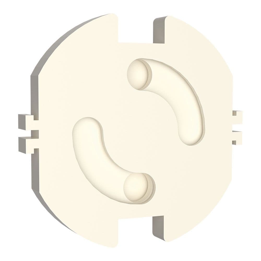 TAPA DE ENCHUFE GIRATORIOS BASE T/TL, BLISTER 10 uds